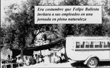 Era costumbre que Felipe Ballesta invitara a sus empleados en una jornada en plena naturaleza